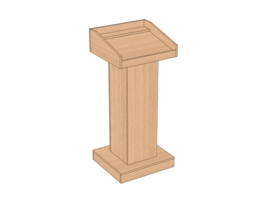 Compact Lecture Stand 500*550*1204 mm – Model ApTr-12