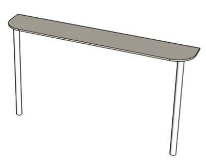 طاولة مثبتة على الجدار مصنوعة من لوح Chipboard 16 مم