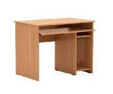 مكتب الكمبيوتر المدرسي مع رف لوحة المفاتيح، الفن. U.02.21