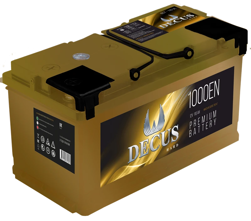 Lead Acid Battery for Starting Internal Combustion Engines 6ST-110 "DECUS