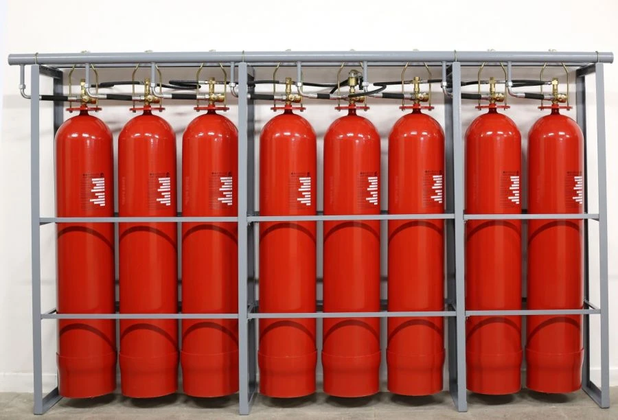 Weight Control Stands for Gas Fire Extinguishing Agents (A-ST)