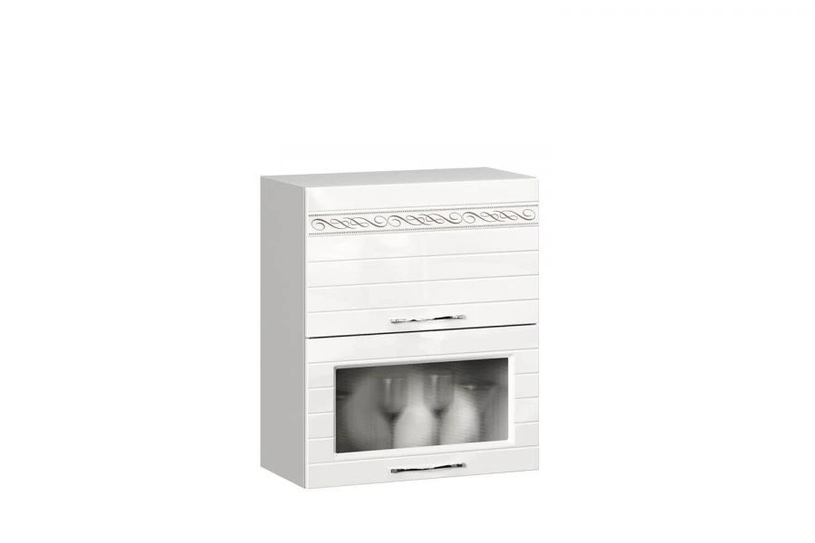 Anastasia Type 3 802 Facade - White with Direct Milling and Design, Handle Included