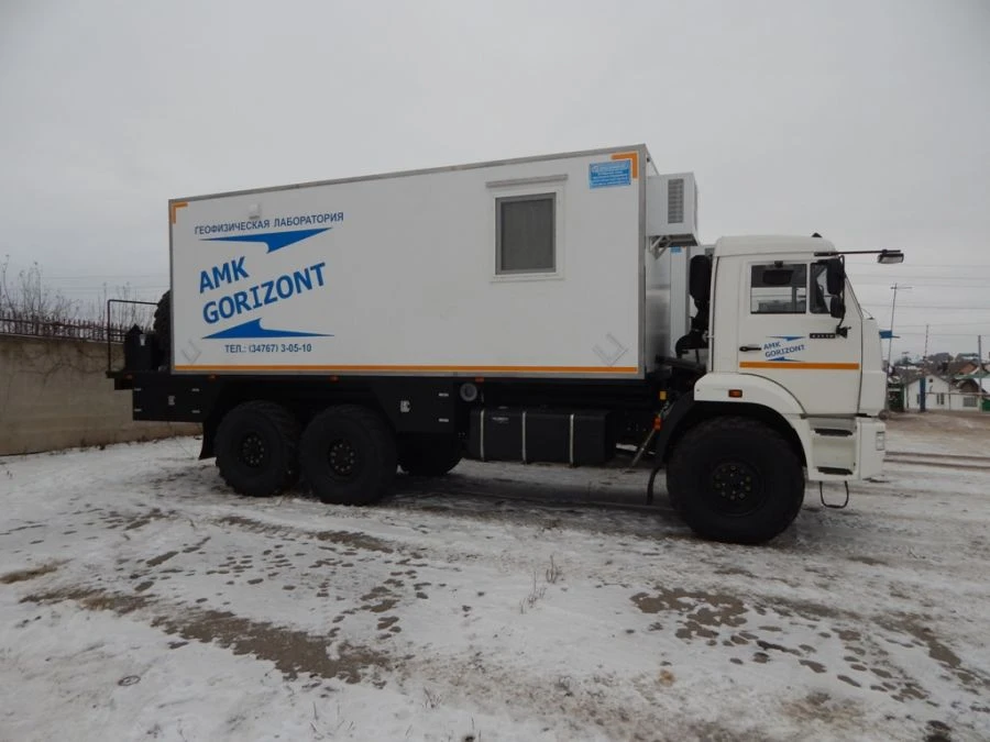 Geophysical Research Logging Station LKS model 69574V on KAMAZ-43118 chassis
