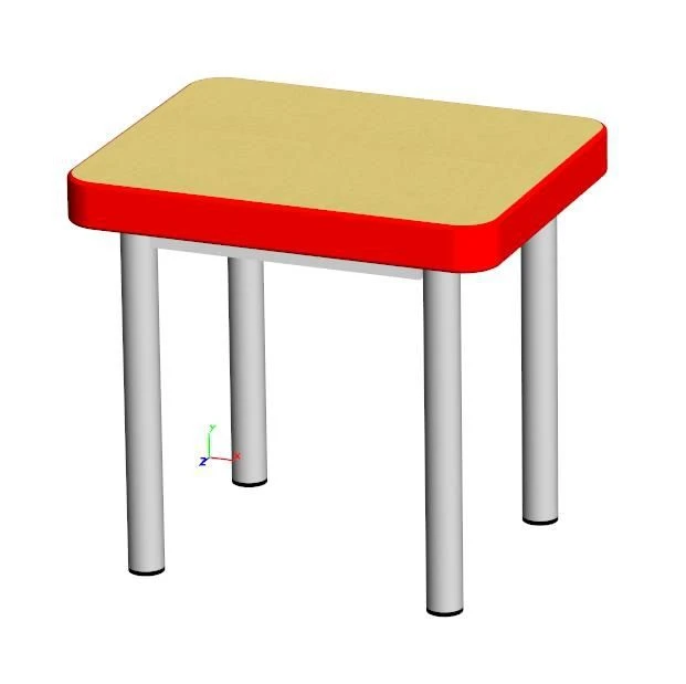Soft Single Seat Bench with Metal Frame