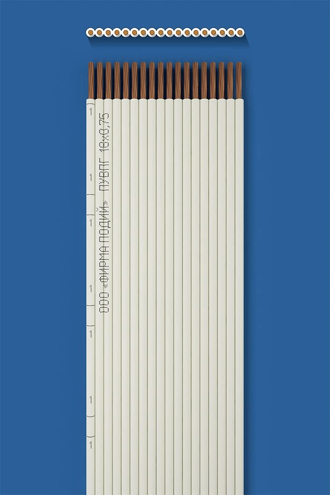 Flat Installation Wire PUWPG 18x0.75