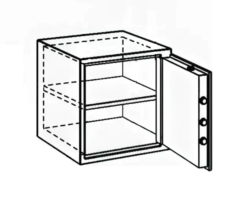 Low Metal Cabinet with Lock RM 06/04