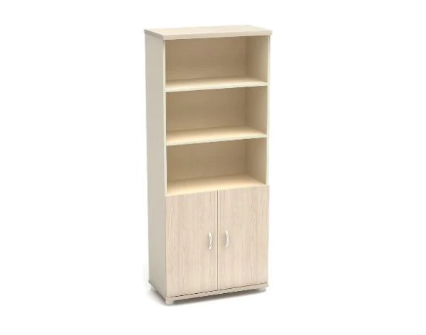 High Cabinet with Three Open Shelves, K04 Modern Series