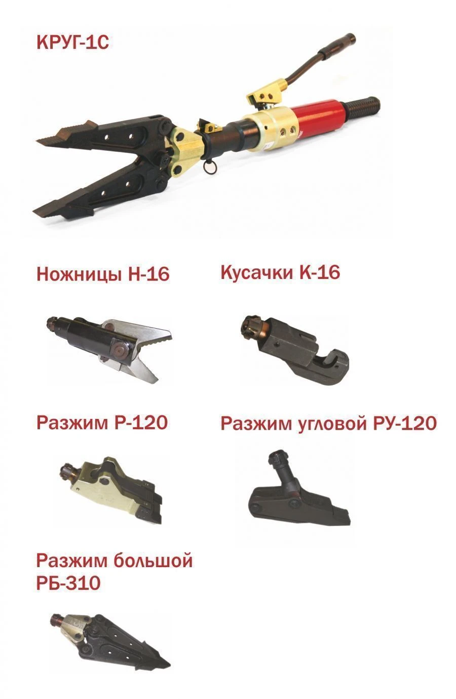 Universal Hydraulic Hand Tool for Emergency and Repair Work, Model KRUH-1S