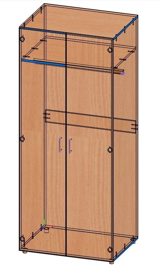 GB-1 Wardrobe for Clothes Storage