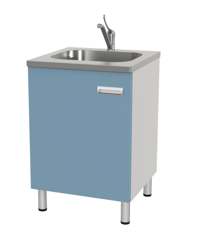Laboratory table with sink and door SL-02-MSK (SL-02-207)