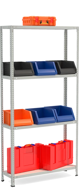 Reinforced Metal Shelving Unit STF Model 1034-2.0