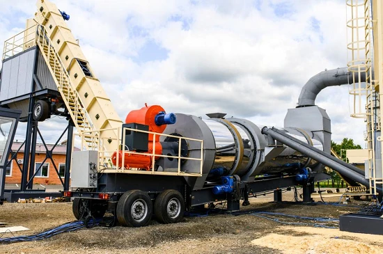 STANVER "FLOW" Drum Mixer for Drying and Heating Inert Materials