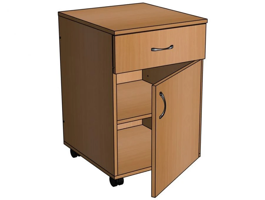 Mobile Office Cabinet No. 7 on Wheels - Model T10