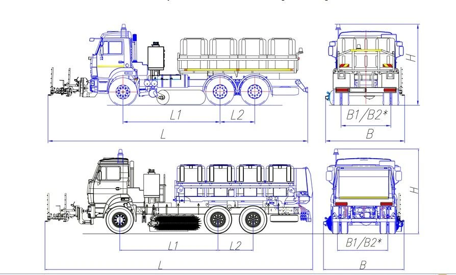 Road Maintenance Machine MK-4532-07 with Summer Equipment Kit
