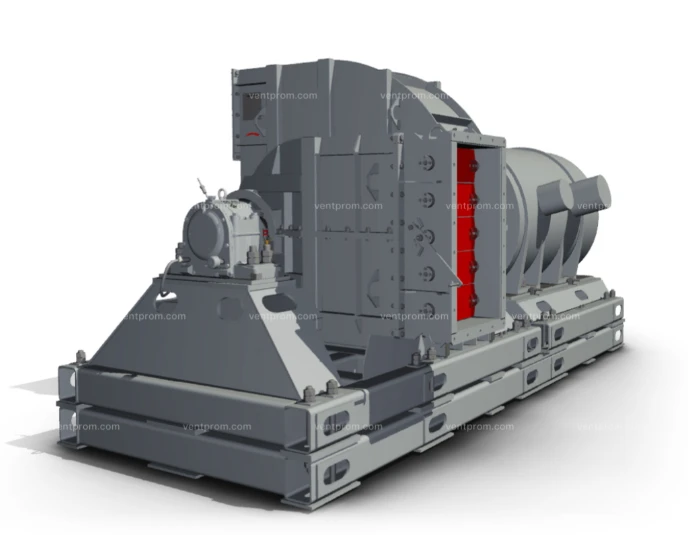 مروحة استخراج الغاز UVCG للاستخدامات التعدينية