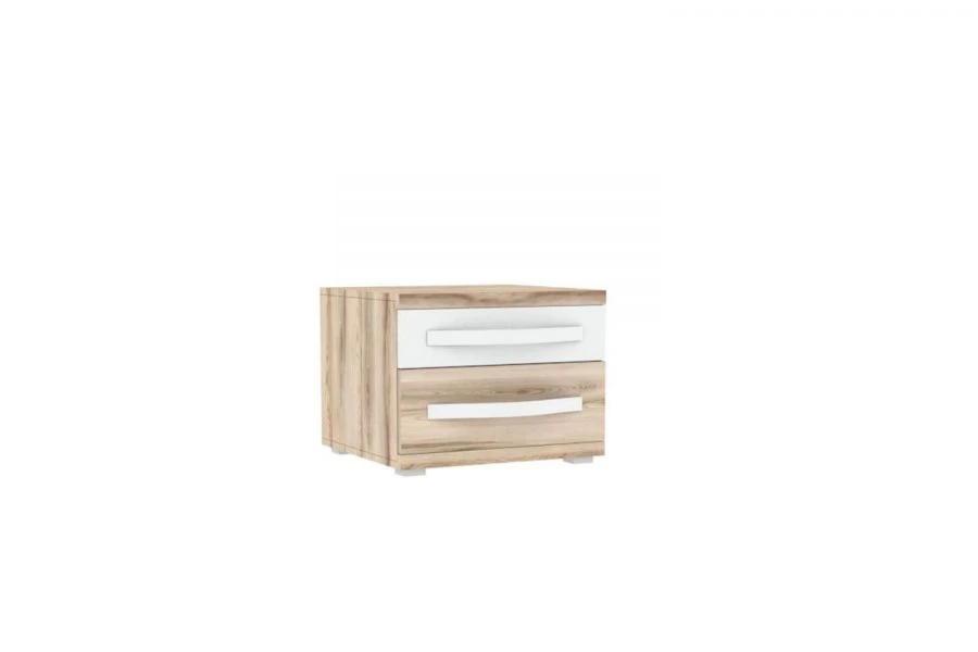 Nightstand Marta LD.636120.000 (White/Desira Ash)