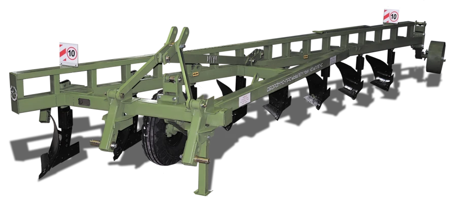 Heavy-Duty Universal Plow "Rusiсh" PNUU with Rollers 8x40