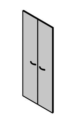 أبواب MDF عالية - مجموعة أثاث "Work