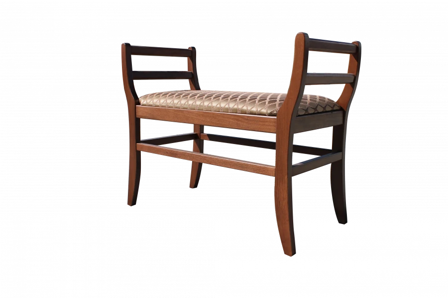 Elegant Wooden Bench No. 61