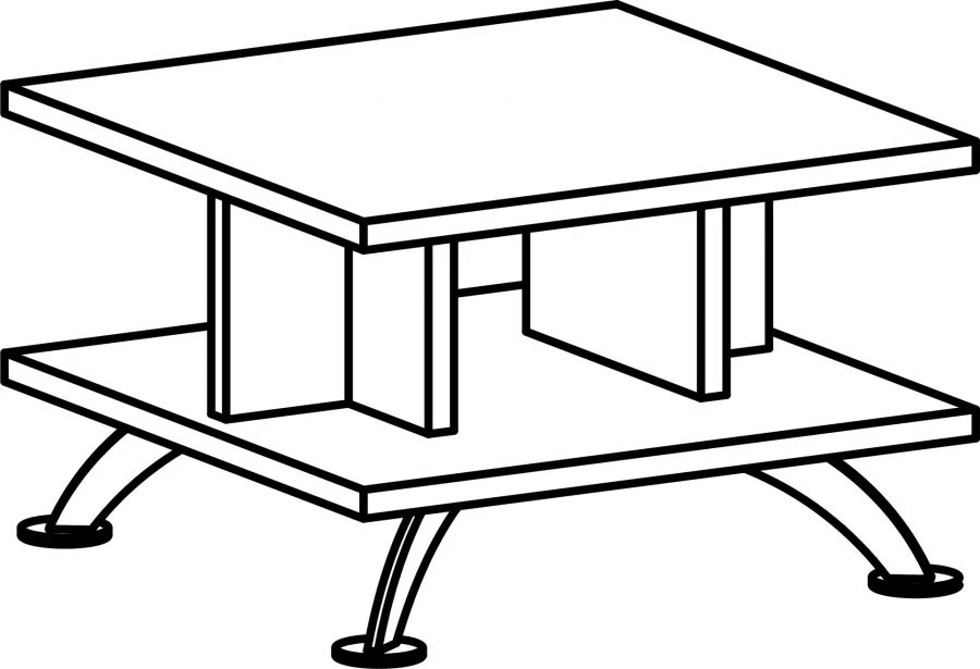 Waiting Area Coffee Table 8545 Galant Series