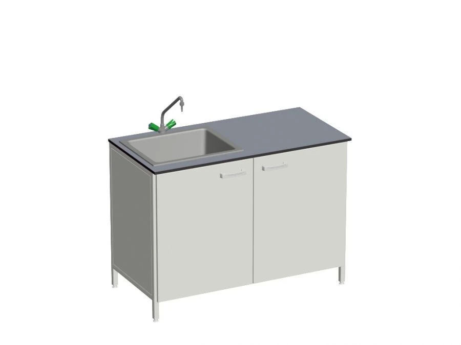 Stainless Steel Single Bowl Sink Table SМO