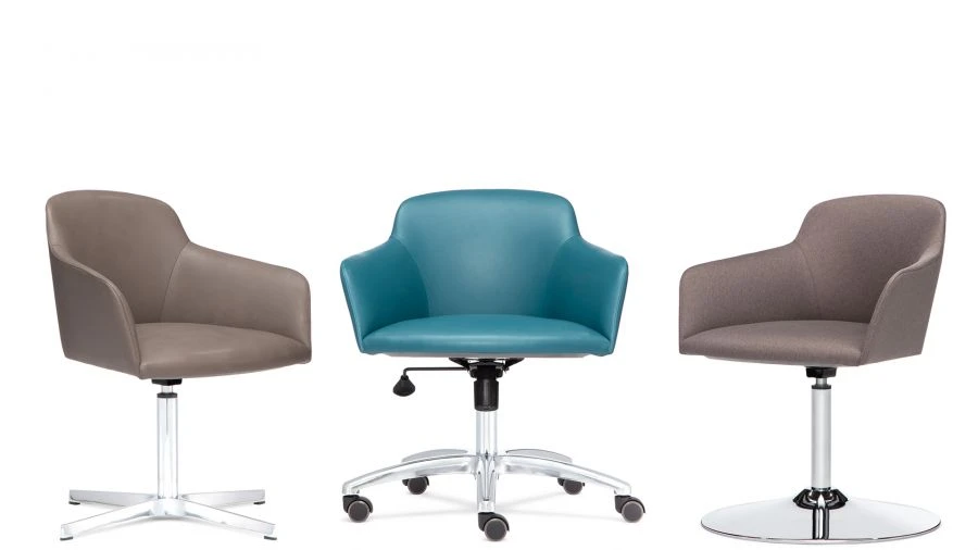 Light Chair with Adjustable Height and 360-Degree Rotation