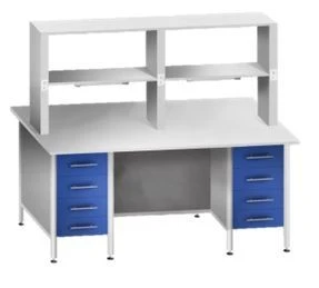 Adjustable Work Table with Overhead and Sockets KSSL 2-05E