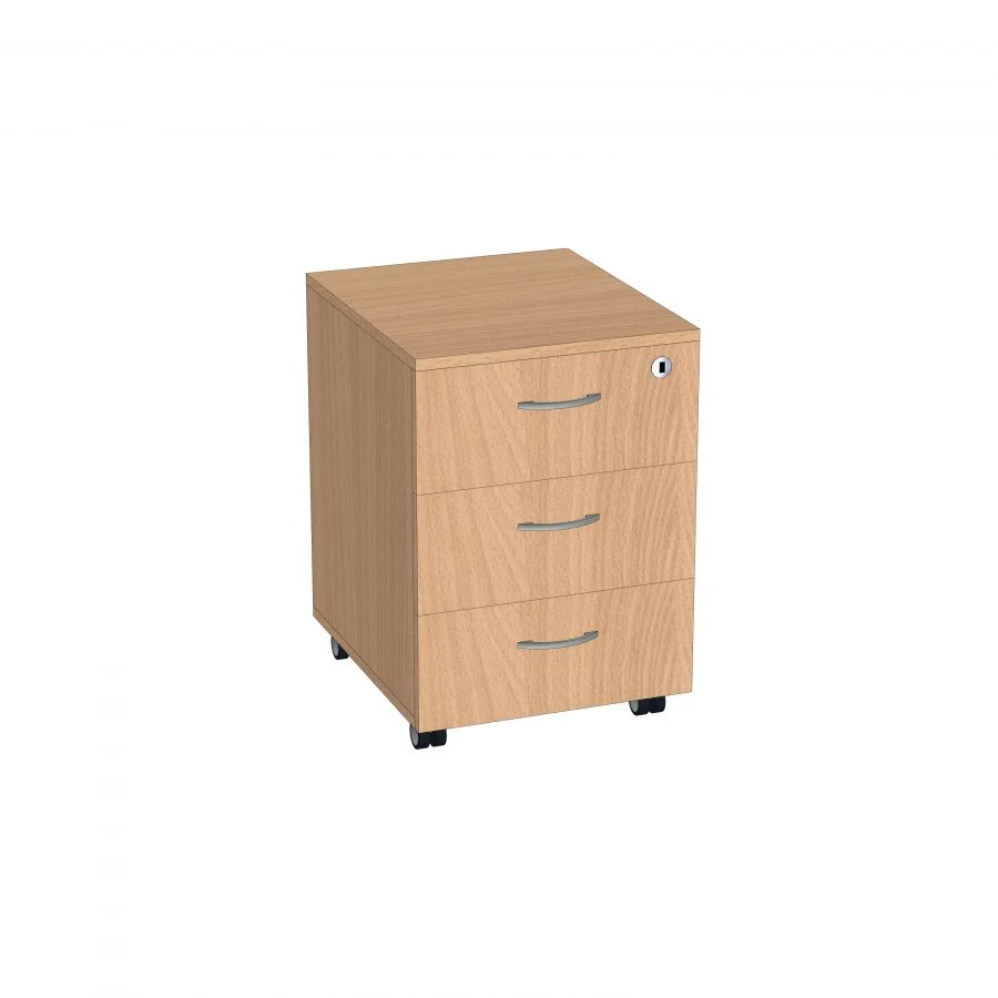 Mobile Cabinet with 3 Drawers and Lock, Model AT-3.z
