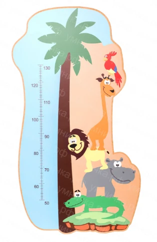 Animal Growth Chart Wall Decor NRO-005
