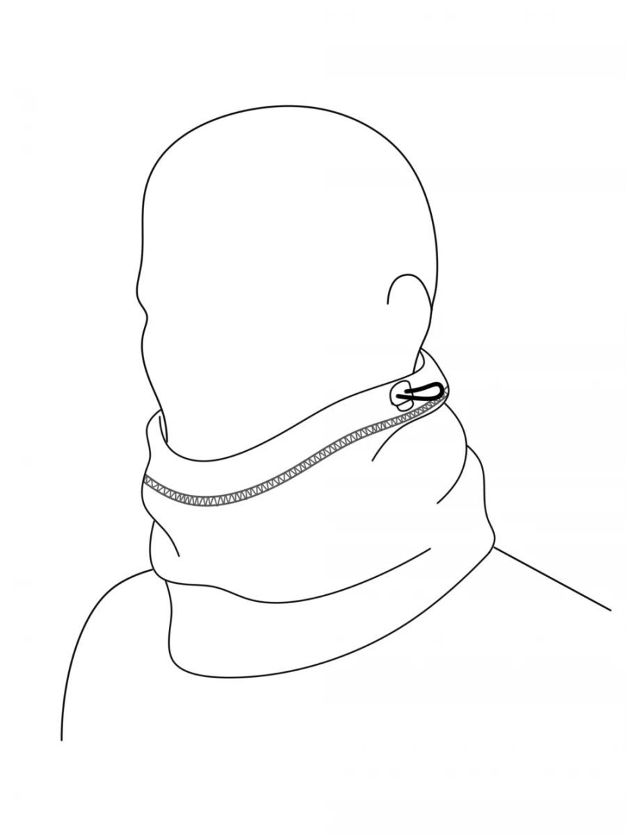 Knitted Head Buff for Hygiene and Comfort