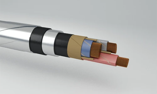 Aluminum Conductor Power Cables with Lead Sheath, 1 kV, ASB2лГ