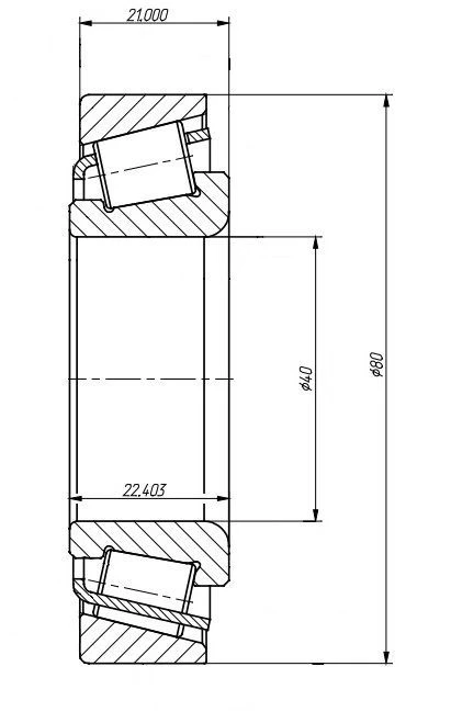Tapered Roller Thrust Bearing 6U-7008