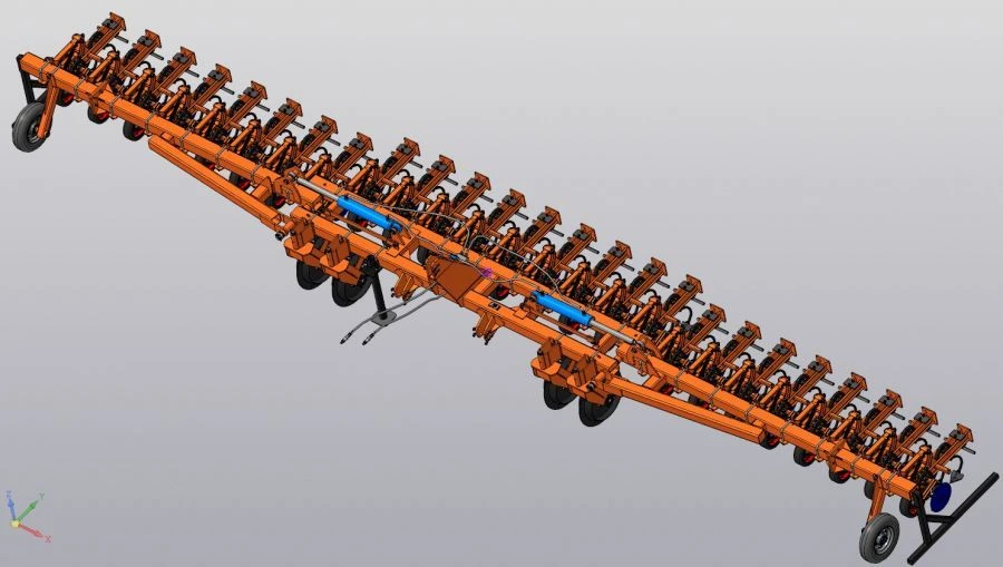 Inter-row Cultivator KMO-11 for Row Crop Processing