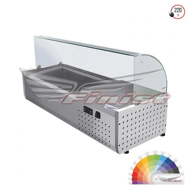 Topping Box Cold Display Case NXV Type for Short-term Storage
