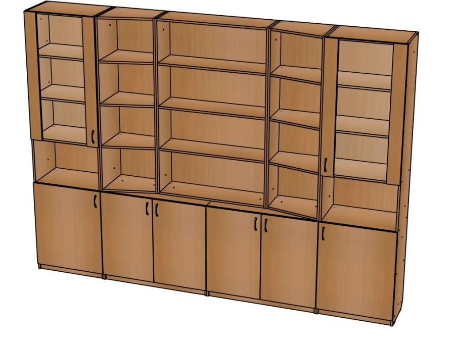 Furniture Wall Unit No. 3 for Documents and Clothing - NUM02