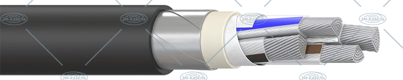 Power Cable with Copper Conductors PvBShp(g)