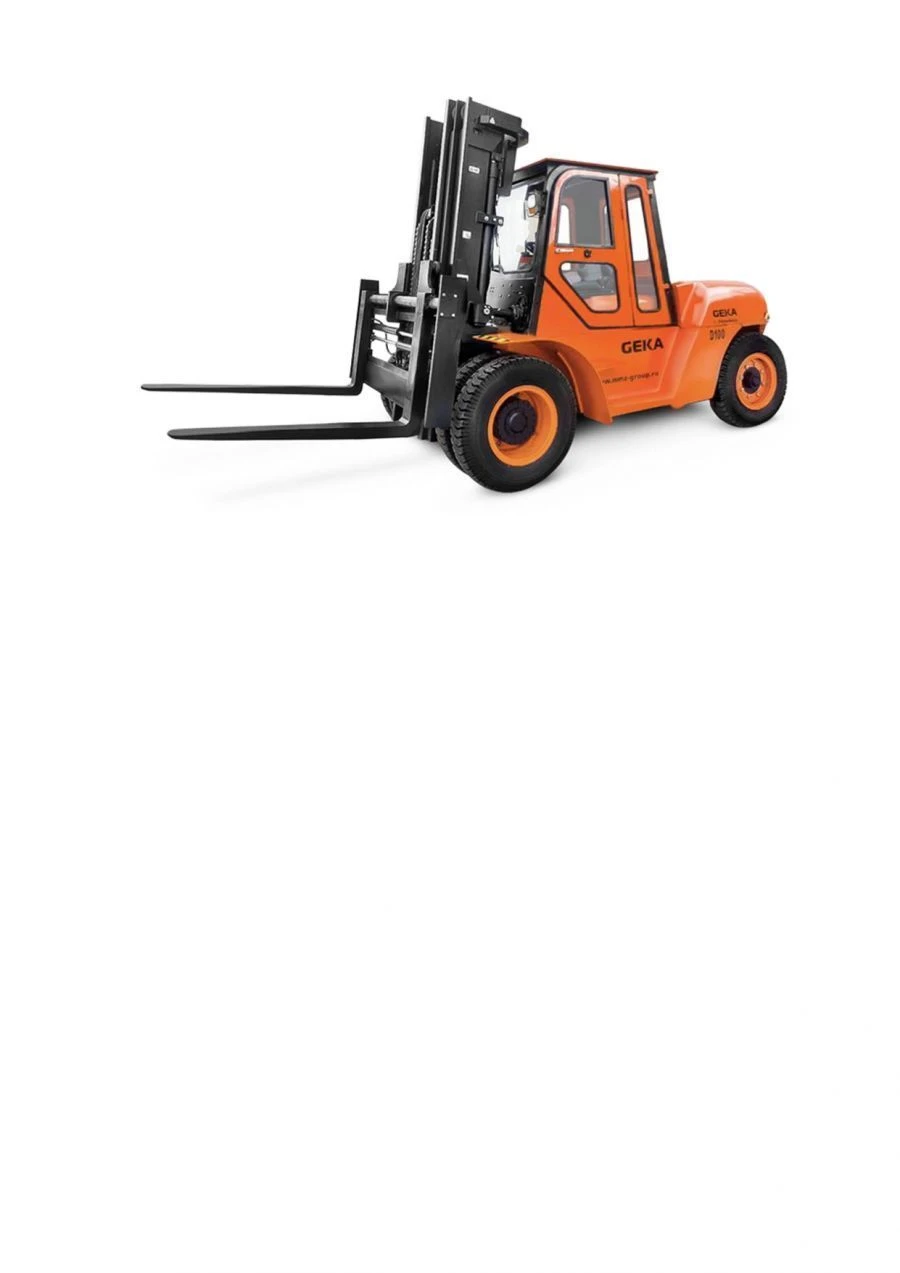 Heavy-Duty Forklift GEKA D50 with Hydro-Mechanical Transmission and MMZ D-245 Engine
