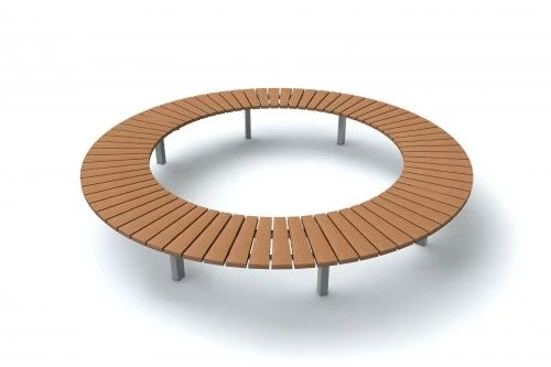 Anapa Curved Bench Without Backrest A1010