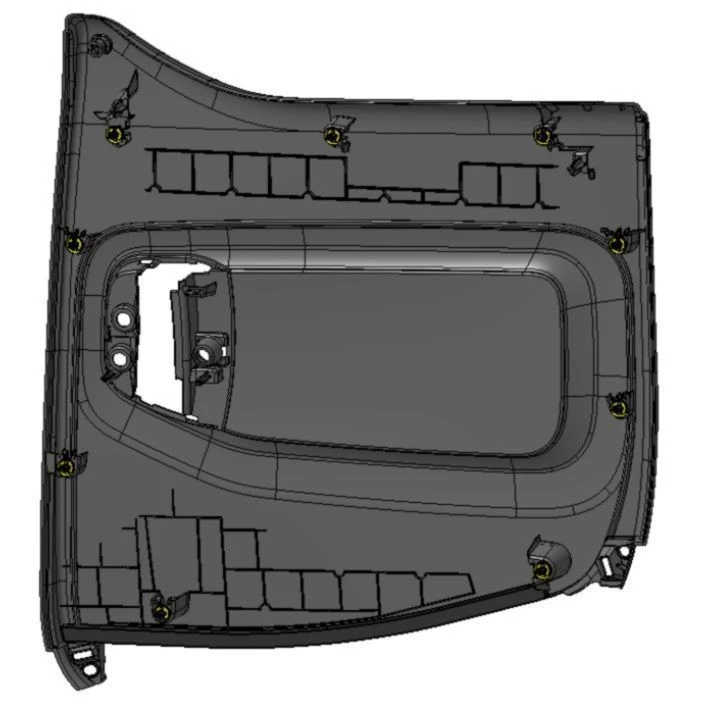 Right Rear Door Trim Assembly for M1 and N1 Vehicles 96812380ZD