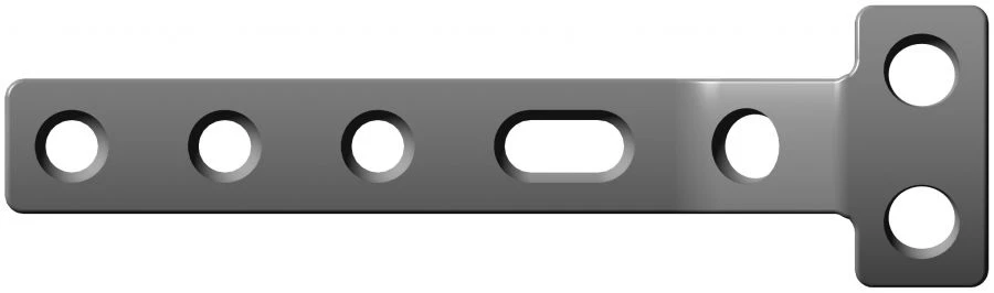 T-Shaped Support Plate (3-10 Holes, Length 71-167 mm)