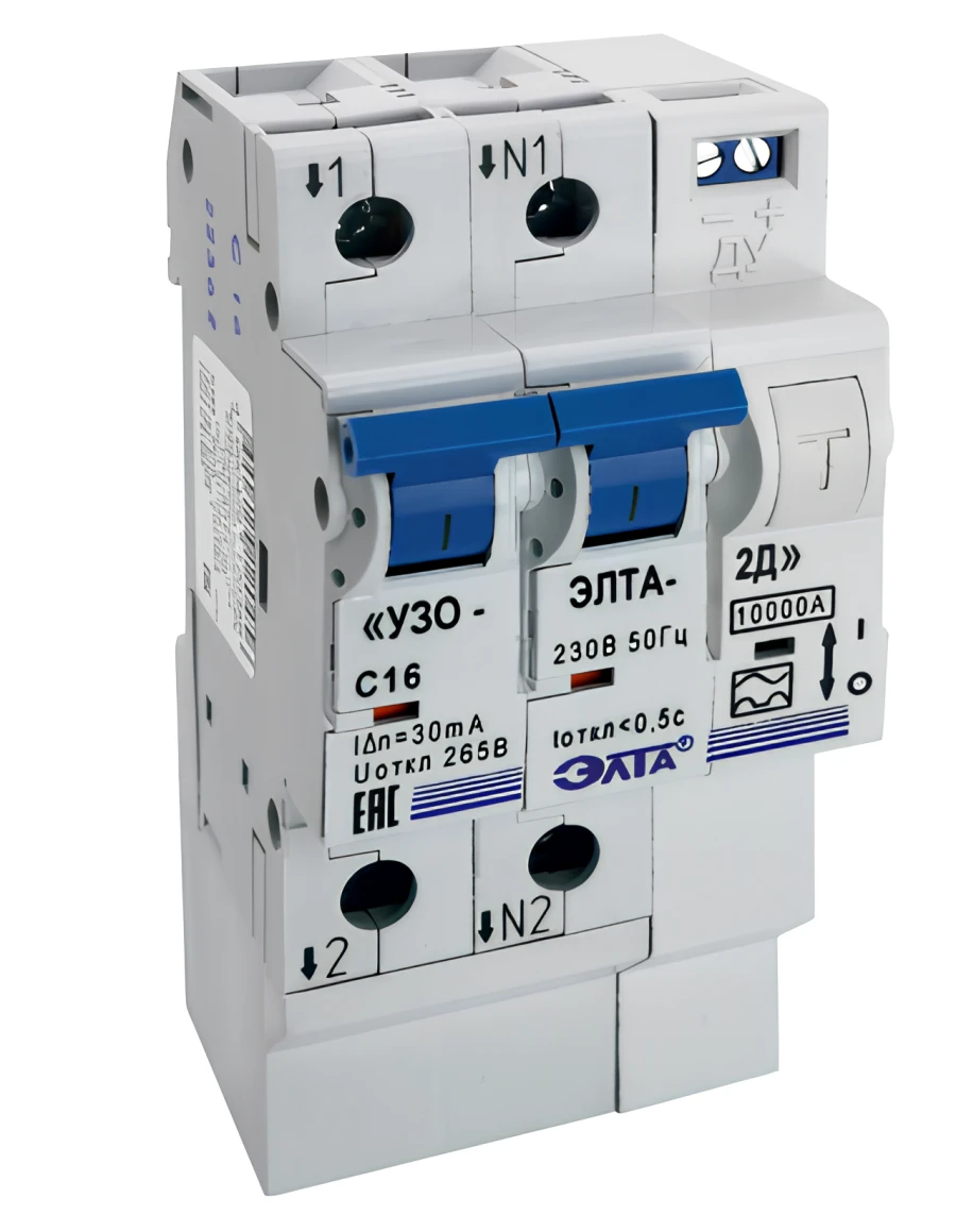 Differential Current Circuit Breaker UZO-ELTA-2D