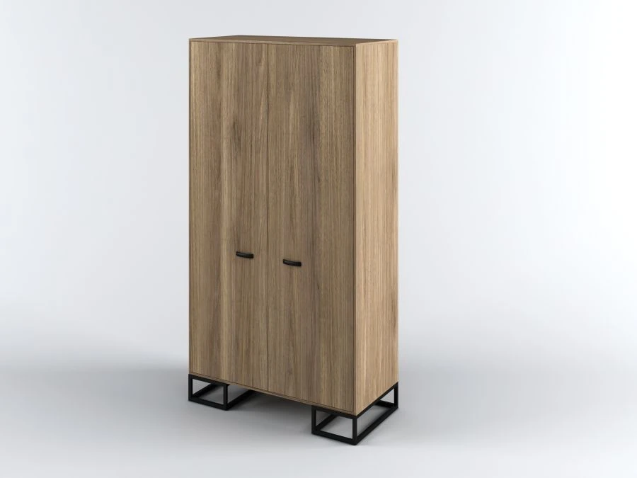Kyoto 2-Door Wardrobe, Art. KSH1