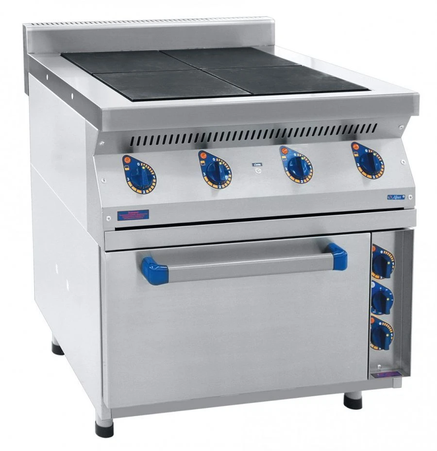 Electric Kitchen Stove with Four Burners and Oven, Model EPK-47JSH