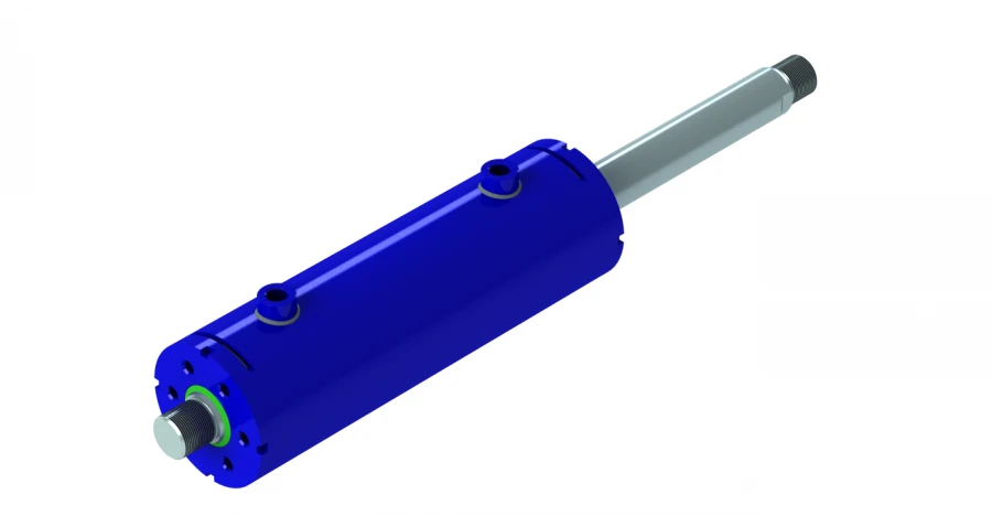 أسطوانة هيدروليكية 1256.00.00.00 (125x50-220 مم)، 20 ميجا باسكال