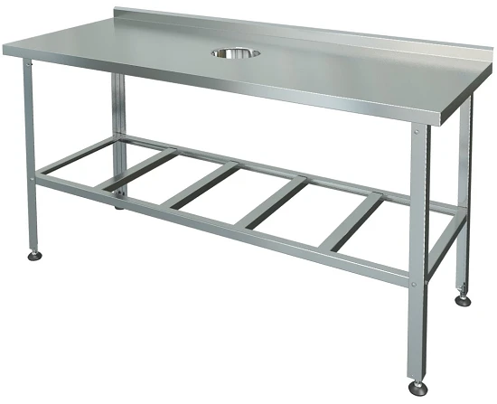 Stainless Steel Waste Collection Table SPSO-1-0.7/1.5