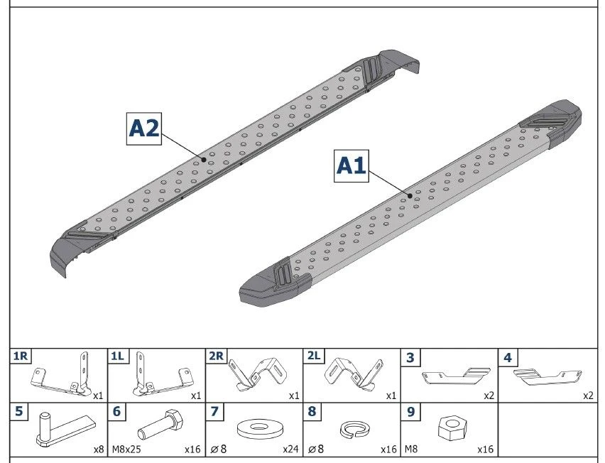 Metal Protection Threshold Platform for Kia Seltos