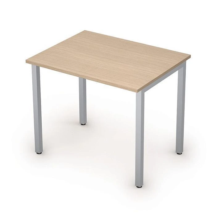 Edelwood Office Table with Metal Frame