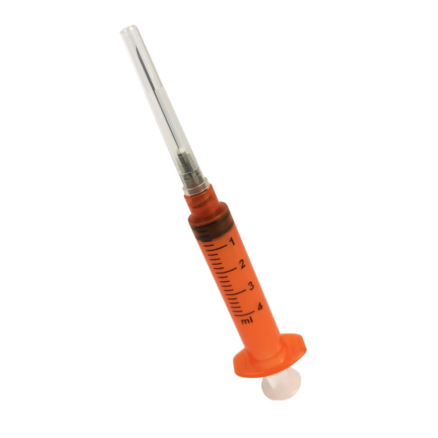 Sterile Single-Use Injection Syringes with Needles 4ml Luer Lock