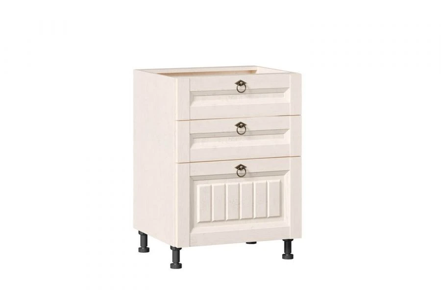 طاولة أميلي 3 أدراج بواجهة 600 (بلوط بروفانس)