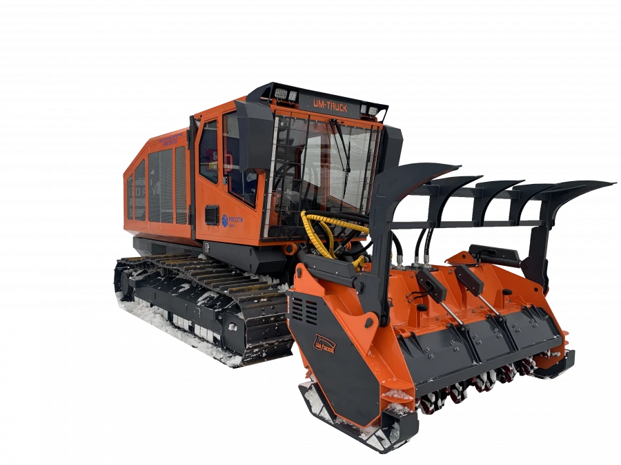 Self-Propelled Mulcher ET-80M for Agricultural and Forestry Work